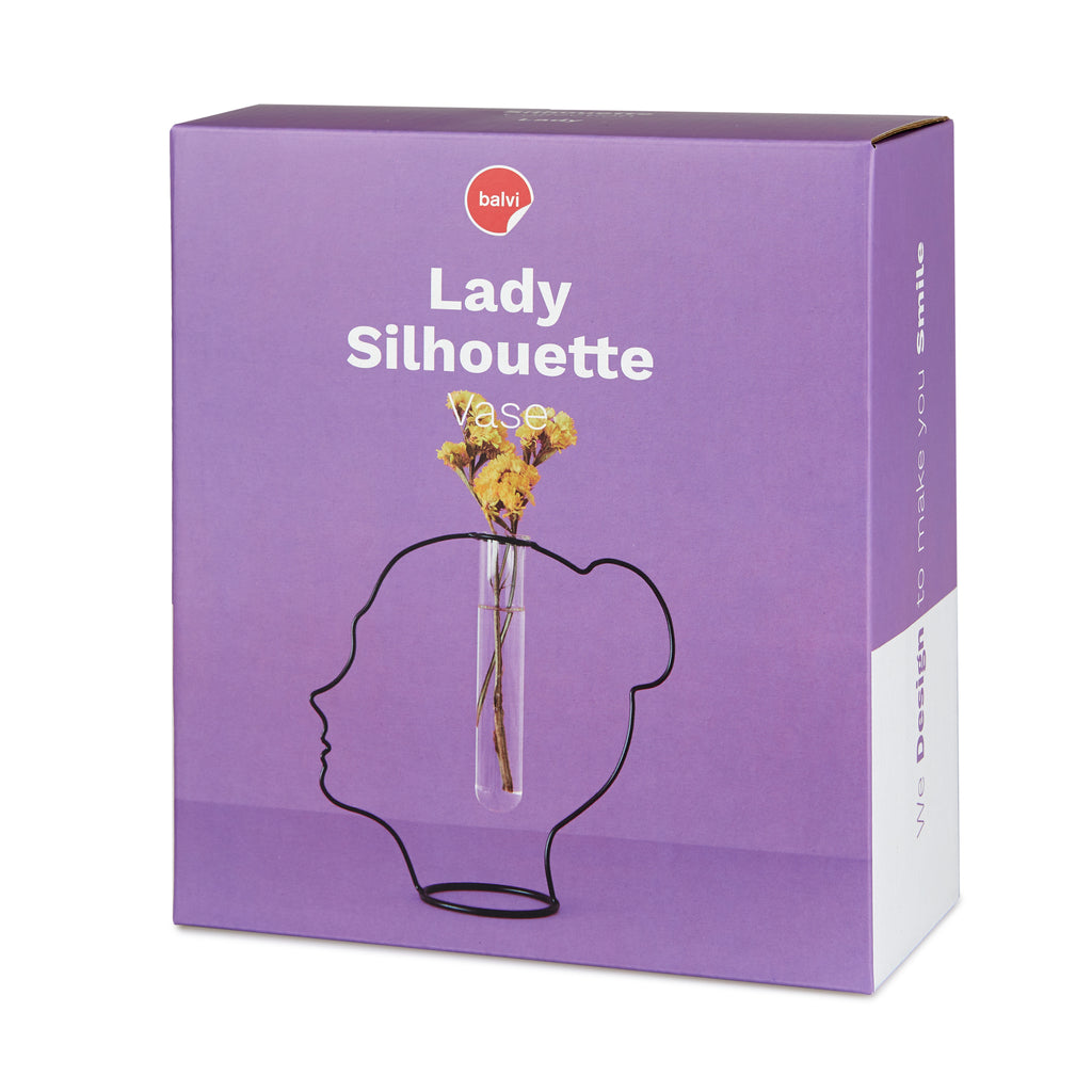 balvi-lady-silhouette-vase-silhouette-femme-noir image 4