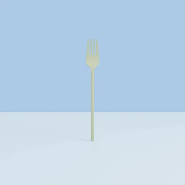 bini-binikit-fourchette-enfant-r-utilisable-verte-l-unit image 1