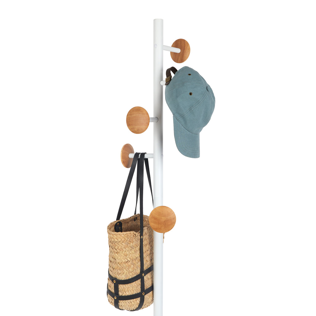 balvi-home-decor-shiitake-porte-manteau-bois-acier-6-crochets image 3