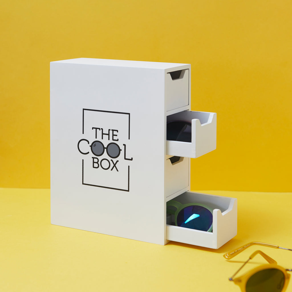 balvi-home-decor-the-cool-box-bo-te-lunettes-noire-4-tiroirs image 2