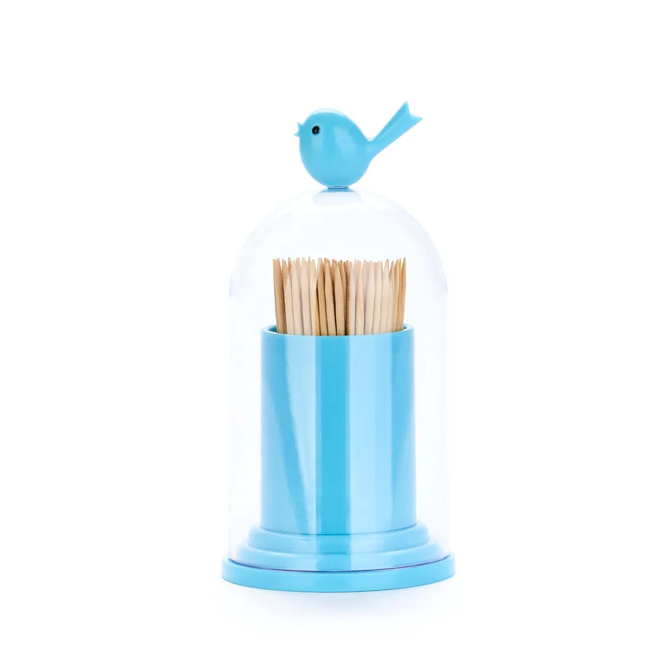 balvi-kitchen-table-birdie-porte-cure-dents-bleu-oiseau image 1