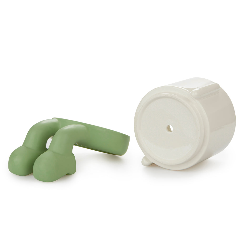 balvi-mr-dangly-cache-pot-c-ramique-bleu-jambes image 3