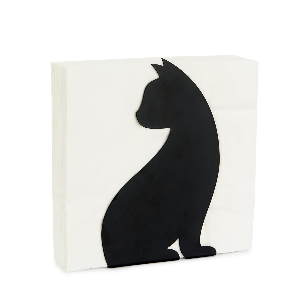 balvi-feline-porte-serviettes-chat-silhouette image 1