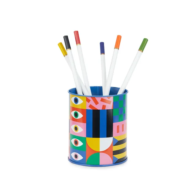 balvi-los-pepes-eyes-pot-crayons-bleu-m-tal image 1