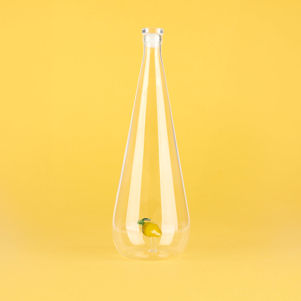 balvi-kitchen-botanical-lemon-bottle-bouteille-verre-citron image 2