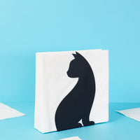 balvi-feline-porte-serviettes-chat-silhouette image 2
