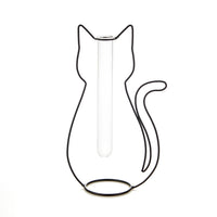 balvi-cat-silhouette-vase-chat-noir-pipette-verre image 5