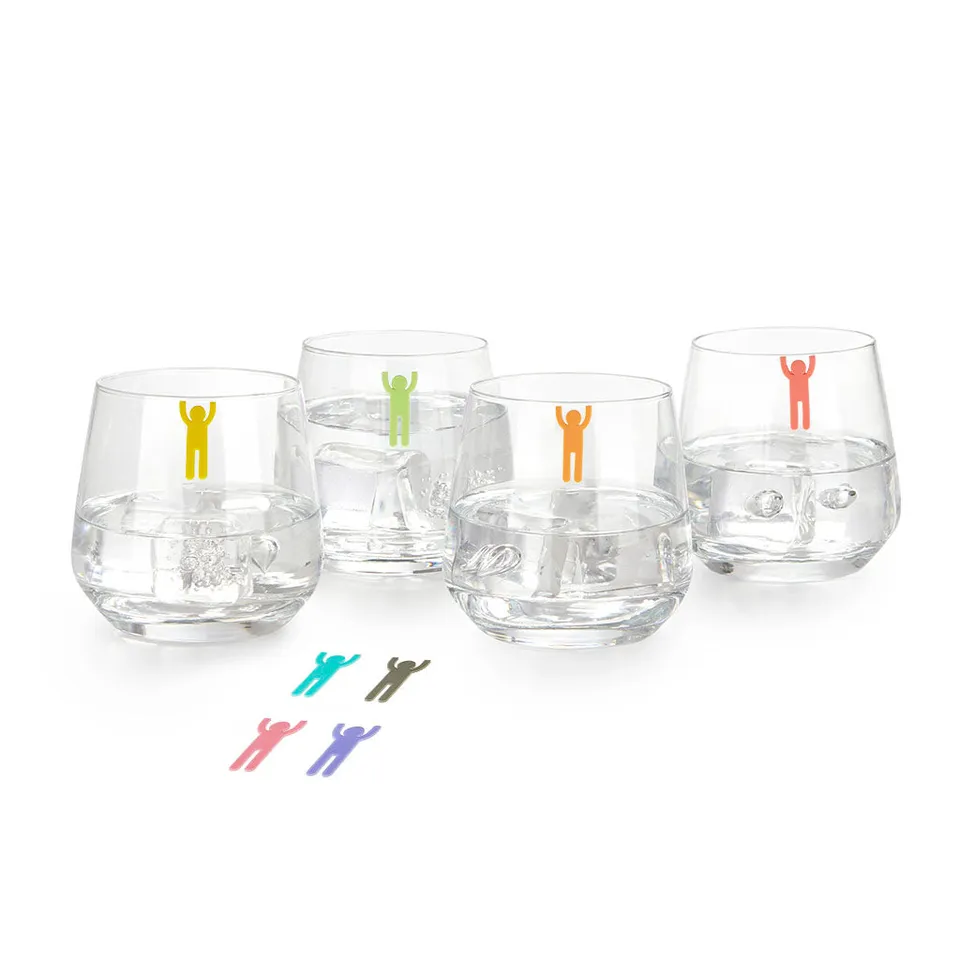 balvi-sticky-men-marque-verres-6-couleurs image 1