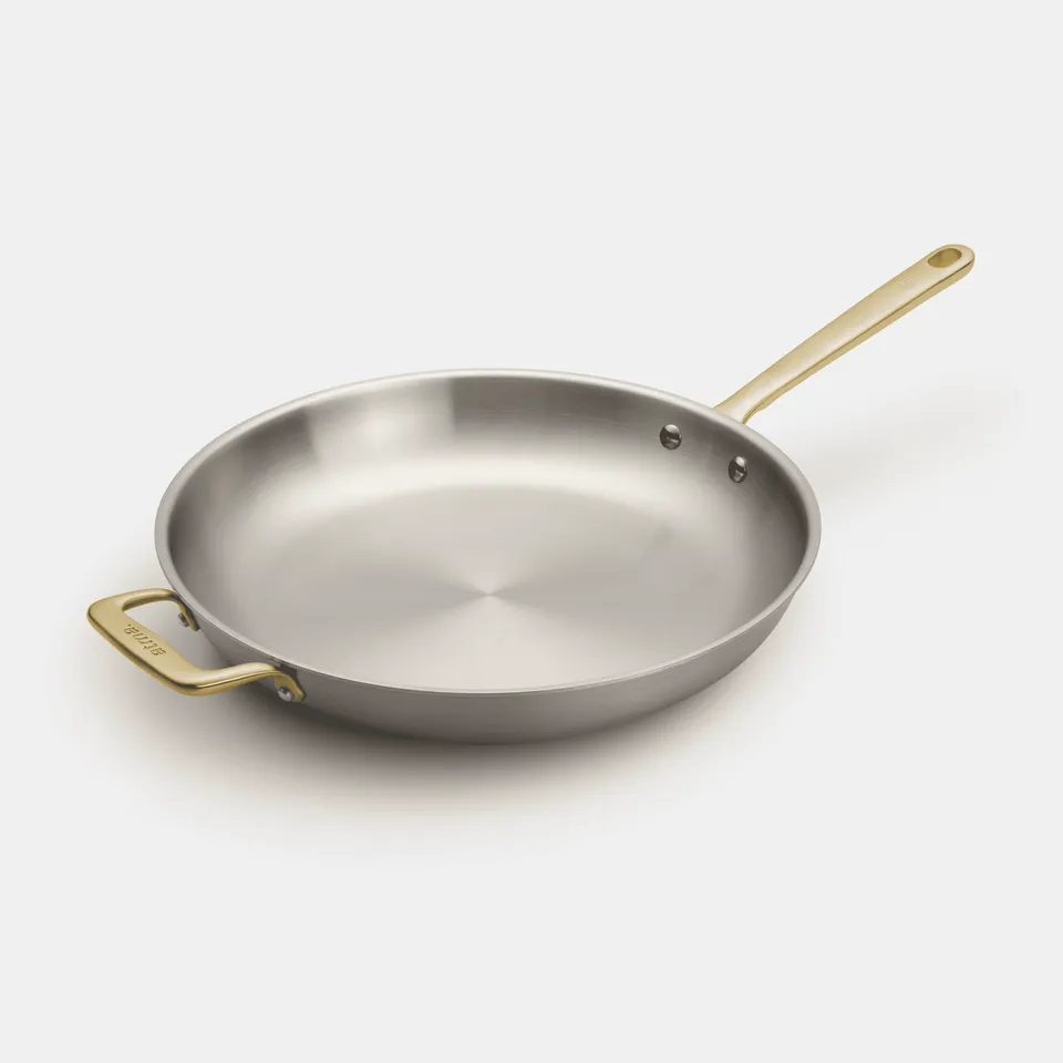 atma-la-bonne-po-le-inox-32-cm-manche-dor image 1