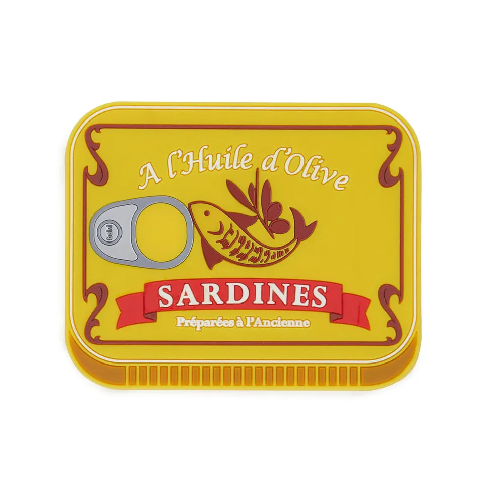 balvi-kitchen-table-sardines-dessous-de-plat-sardine-jaune image 1