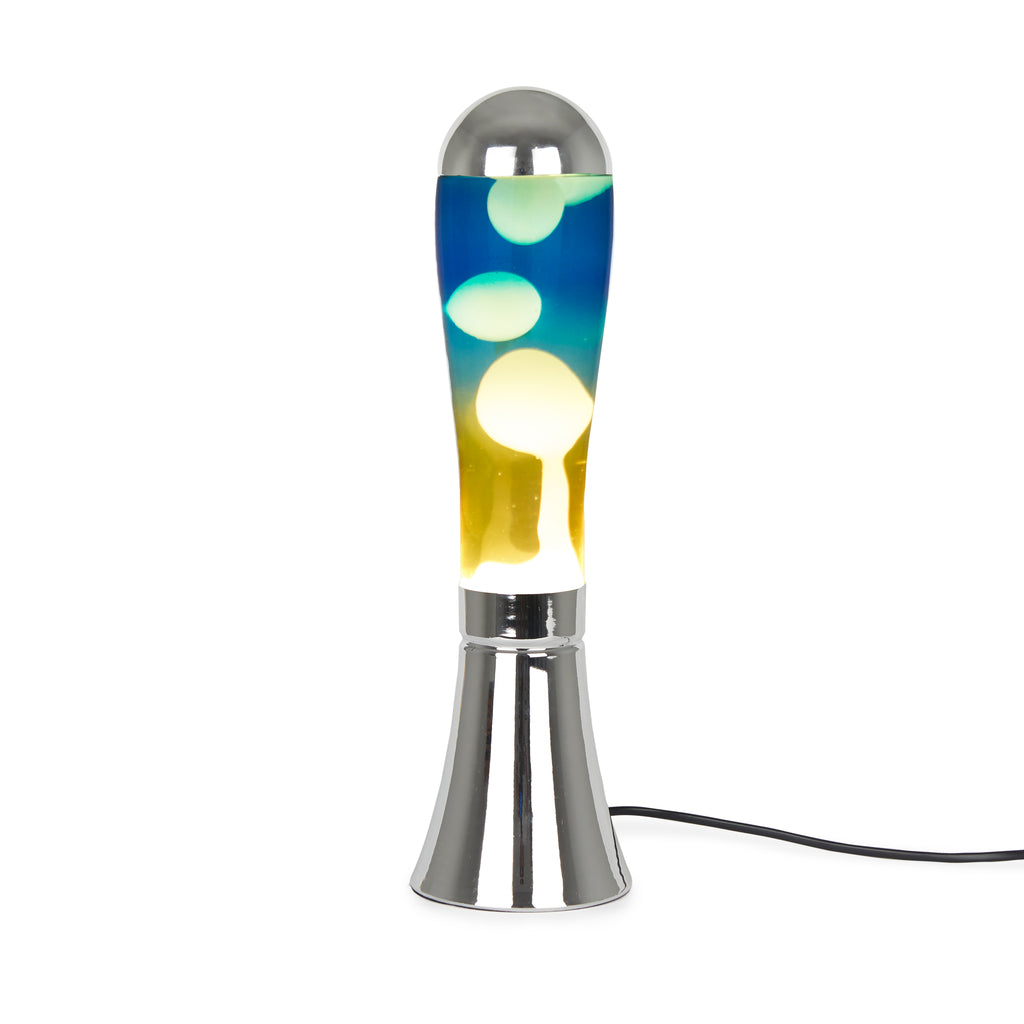 balvi-home-decor-magma-sunrise-lampe-lave-bleu-jaune image 1
