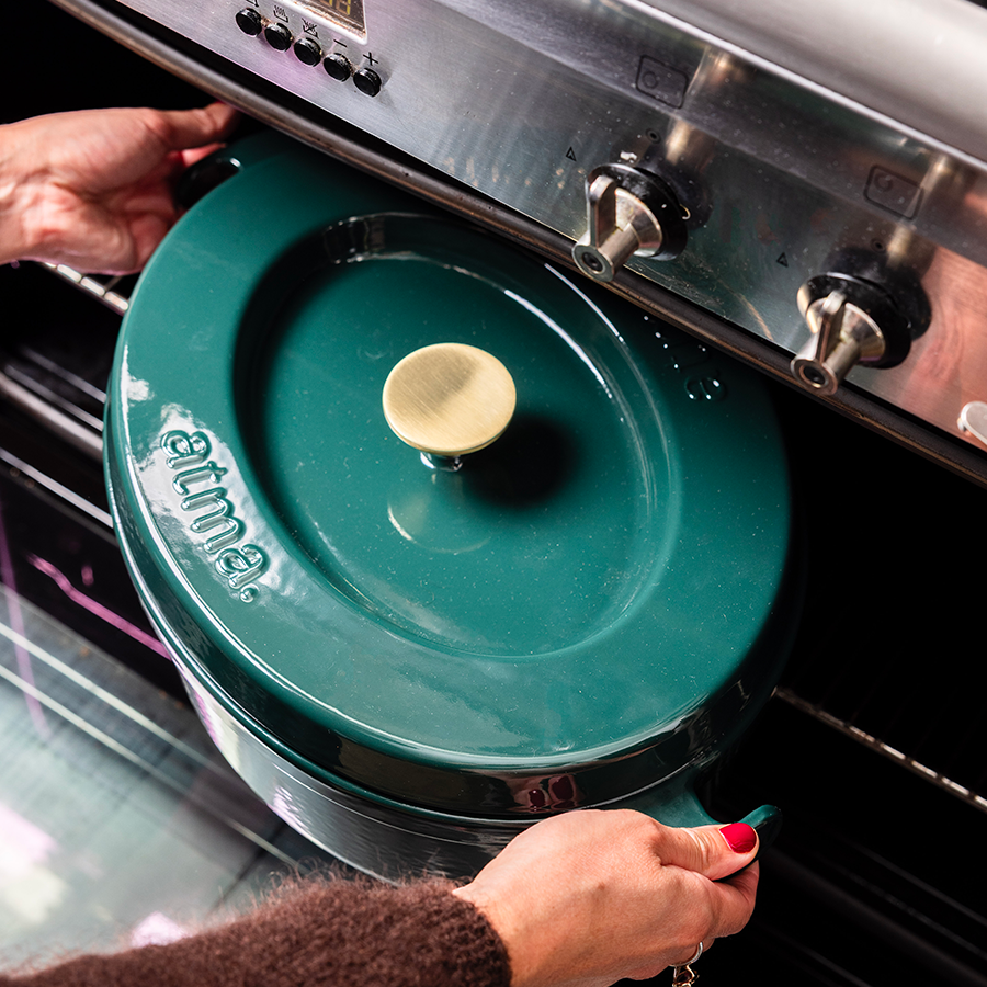 atma-cocotte-fonte-ovale-31-cm-6-2-l-bouchon-dor-induction image 2