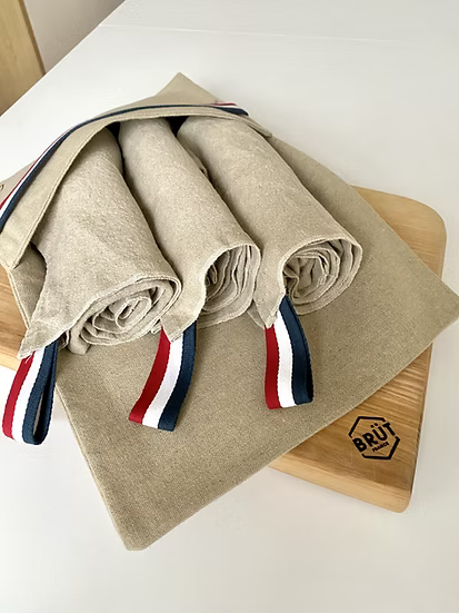br-t-lot-de-3-torchons-lin-pochette-torchon-lin-fran-ais image 1