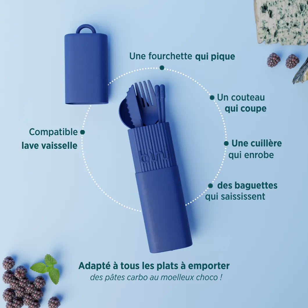 bini-binikit-bleu-nuit-kit-couverts-r-utilisable image 4