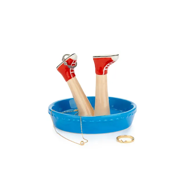 balvi-happy-legs-porte-bijoux-jambes-baskets-denim image 1