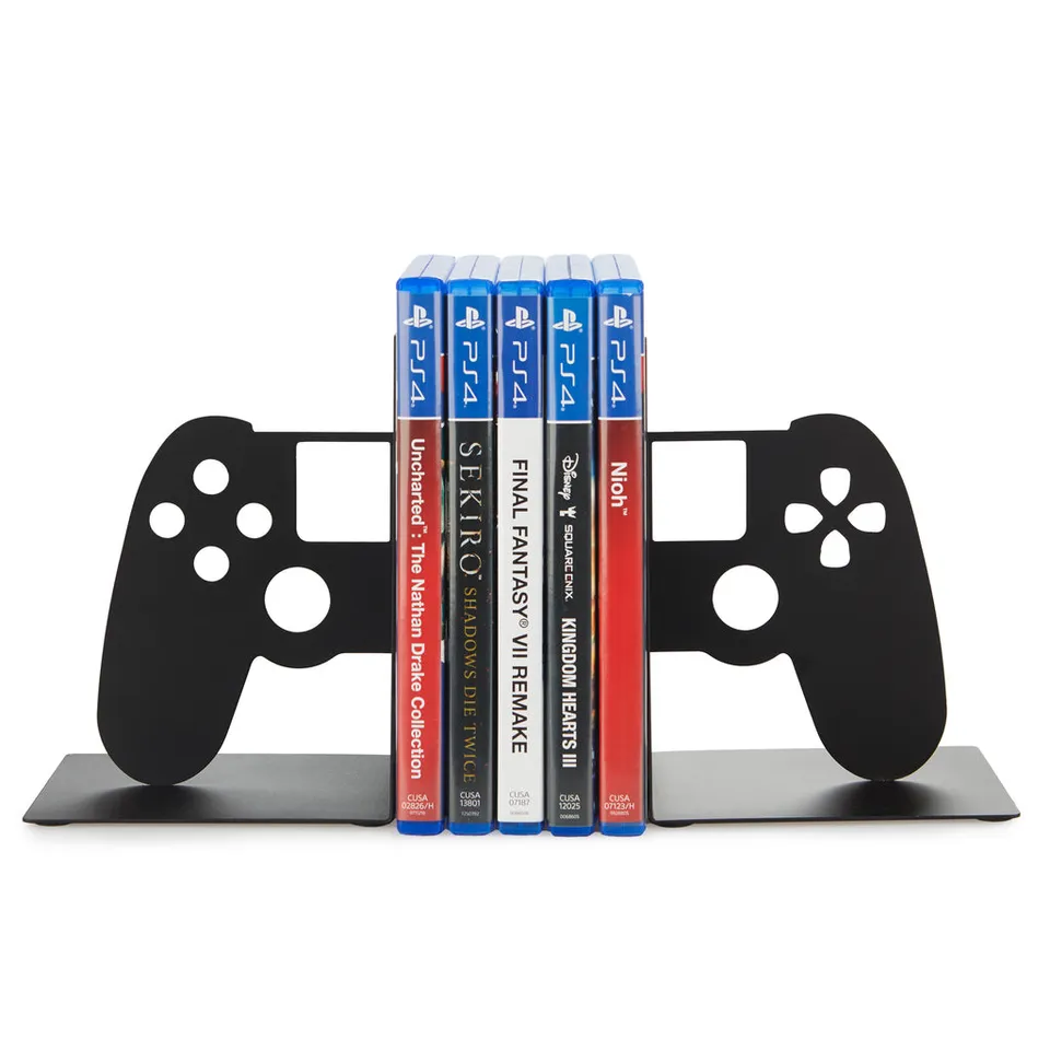 balvi-desk-joypad-double-bookend-serre-livres-gaming-manette image 1