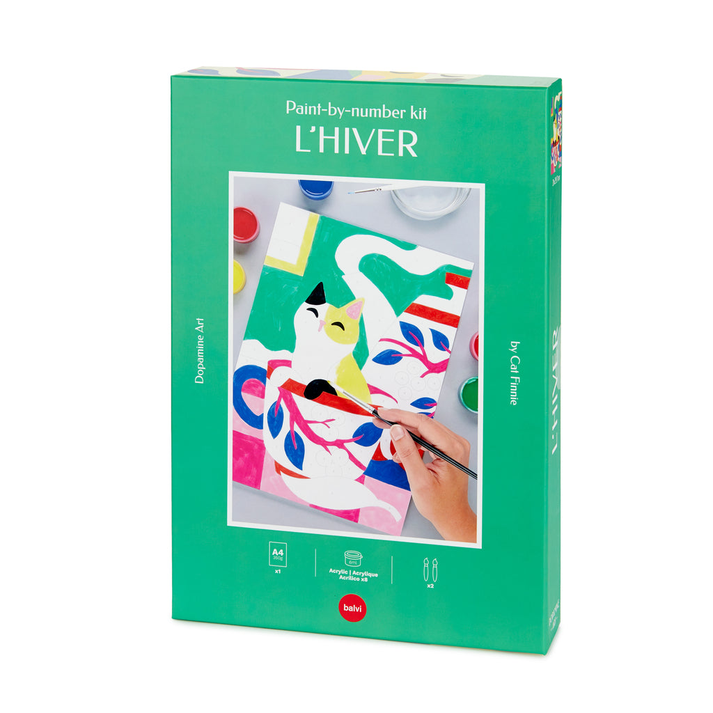balvi-lifestyle-l-hiver-kit-peinture-par-num-ros-chat-hiver image 1