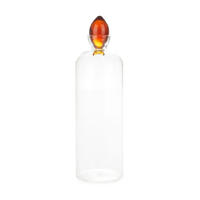 balvi-kitchen-table-gourami-bouteille-verre-orange-poisson image 1