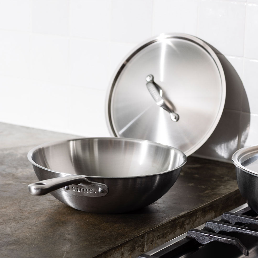 atma-the-wok-inox-24-cm-sans-pfas-couvercle image 2