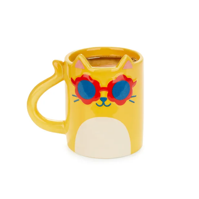 balvi-cool-cat-mug-chat-noir-c-ramique-lunettes image 1