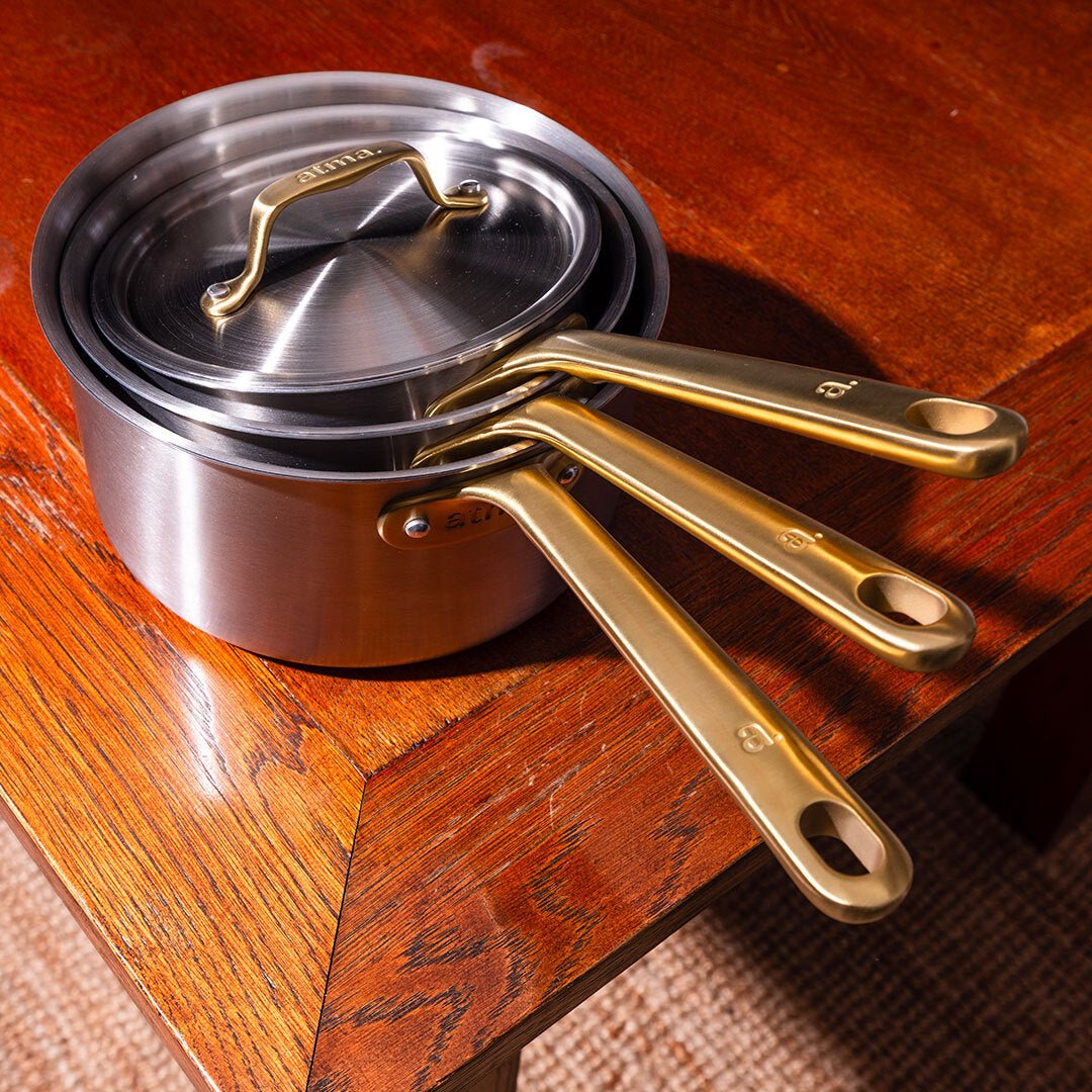 atma-la-casserole-parfaite-casserole-inox-18-cm-manche-dor image 3