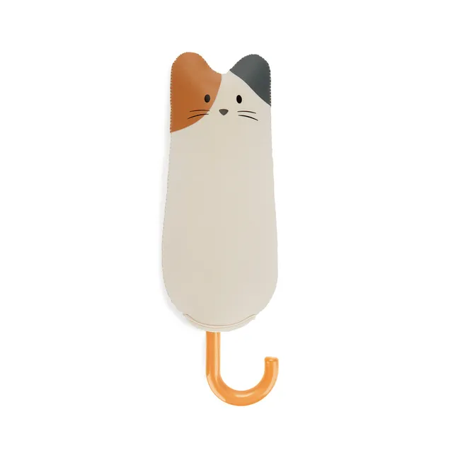 balvi-meowmbrella-parapluie-chat-calico-avec-housse image 1