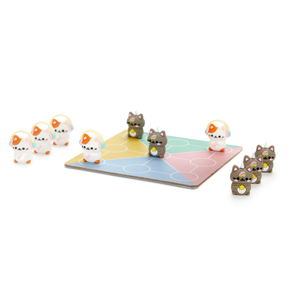 balvi-lifestyle-tic-tac-toe-jeu-morpion-chat-kawaii-pastel image 1