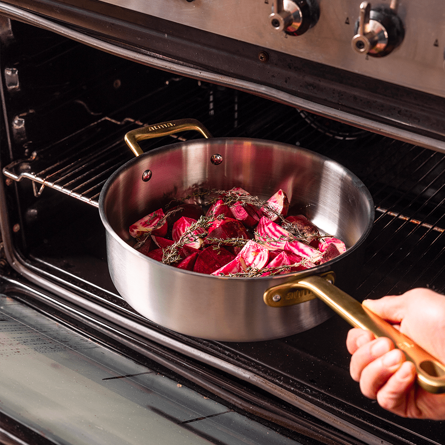 atma-batterie-cuisine-inox-21-pi-ces-manche-dor image 3