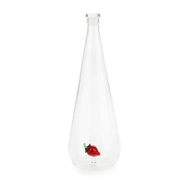 balvi-botanical-strawberry-bouteille-verre-fraise image 1