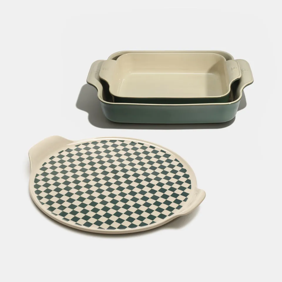 atma-c-ramique-set-3-pi-ces-plats-four-plaque-pizza image 1