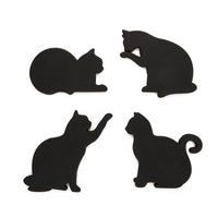 balvi-kitchen-table-cat-coasters-dessous-de-verre-chat-noir-x4 image 5