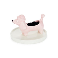 balvi-home-decor-caniche-porte-bagues-avec-plateau-blanc image 6