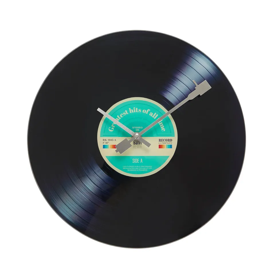 balvi-greatest-hits-horloge-murale-vinyle-vintage-salon image 1