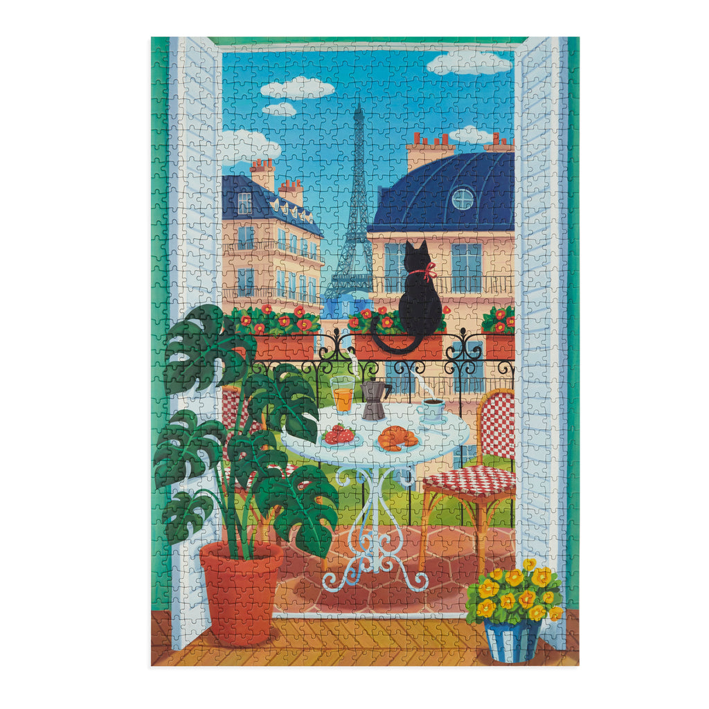 balvi-lifestyle-breakfast-in-paris-puzzle-1000-pi-ces-chat image 2