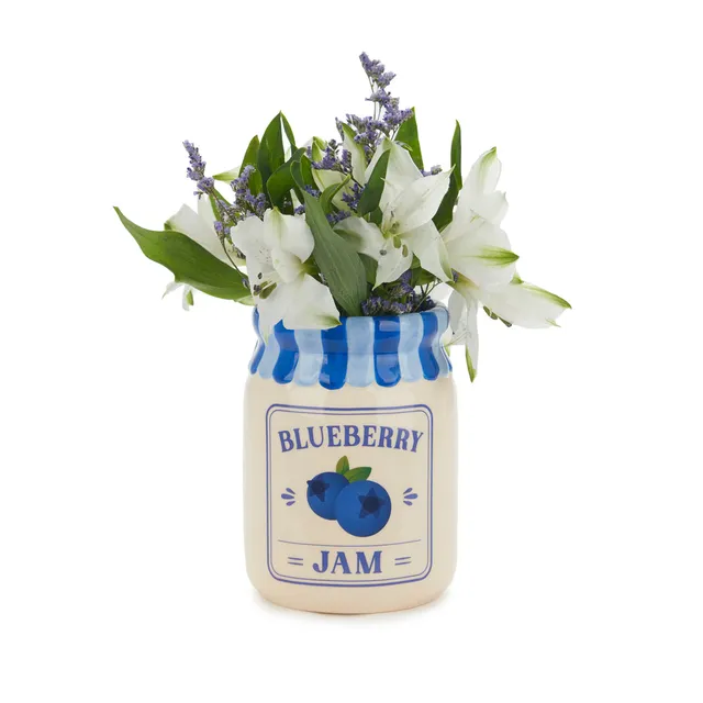 balvi-home-decor-blueberry-jam-mini-vase-myrtille image 1