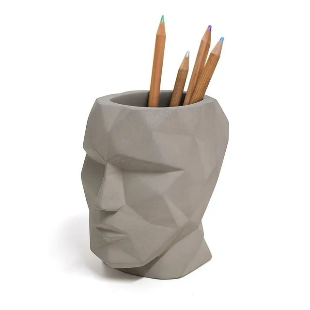balvi-desk-the-head-pot-crayons-t-te-design image 1