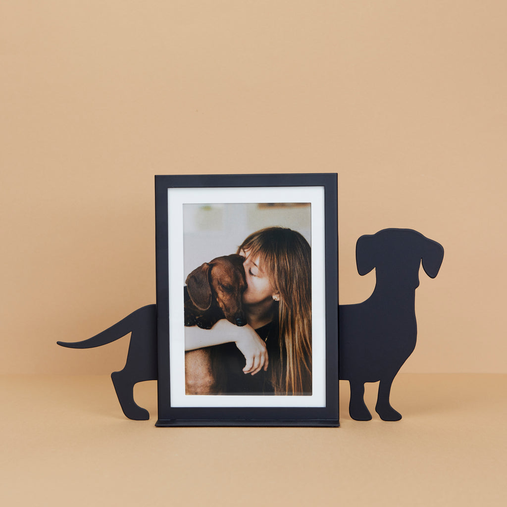 balvi-teckel-cadre-photo-m-tal-noir-chien image 2