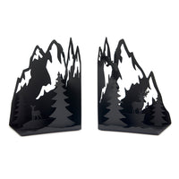 balvi-desk-mountains-double-bookend-serre-livres-noir image 5