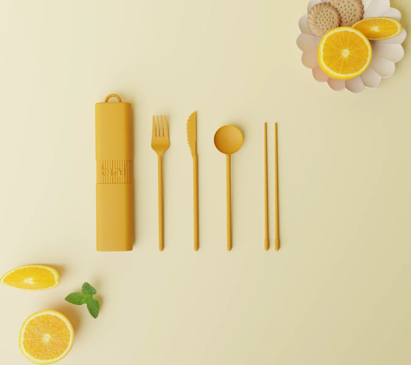 bini-binikit-tournesol-kit-vaisselle-jaune image 6