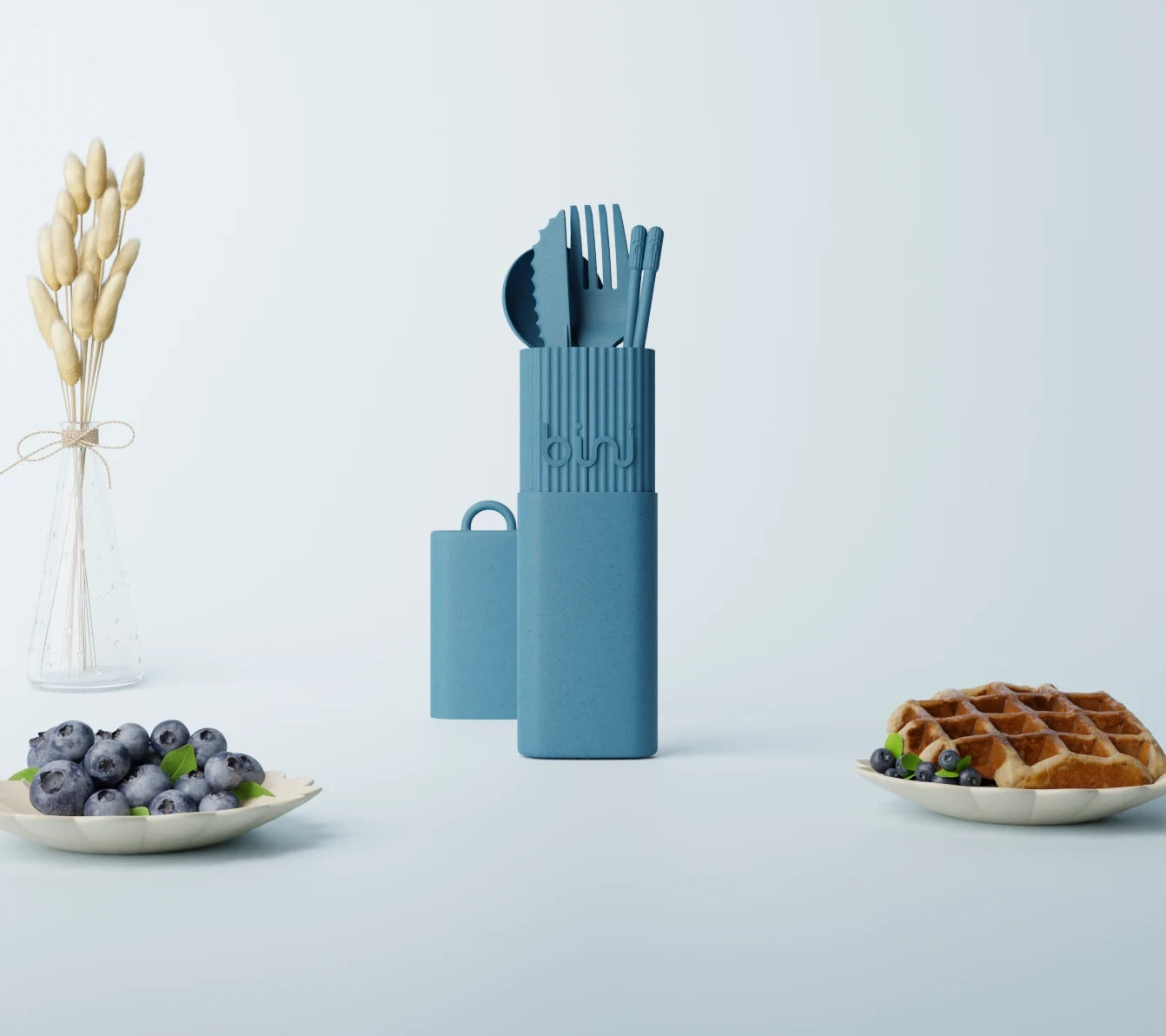 bini-binikit-bleu-kit-couverts-r-utilisable image 1