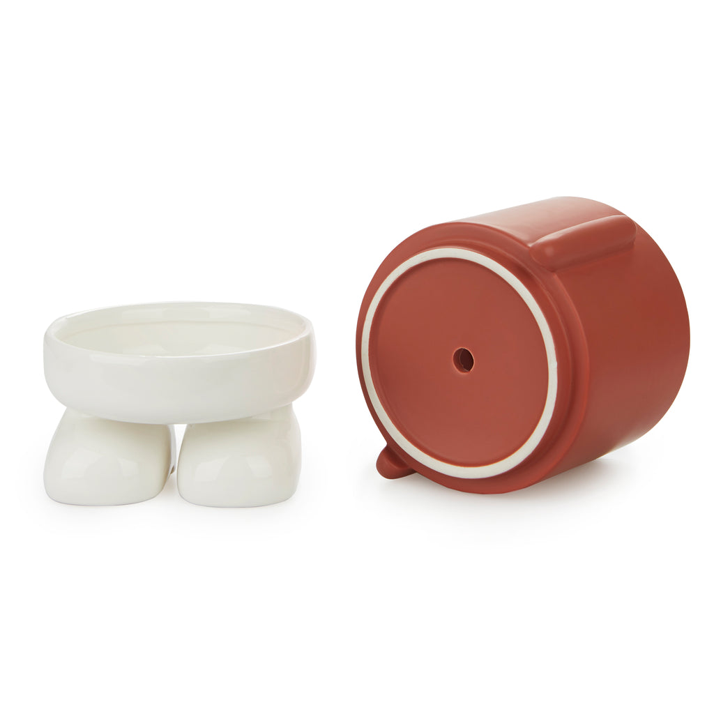 balvi-home-decor-mr-standy-pot-plante-c-ramique-rouge image 5