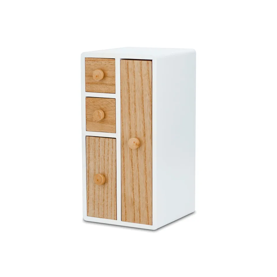 balvi-attic-bo-te-bijoux-blanche-bois-4-tiroirs image 1