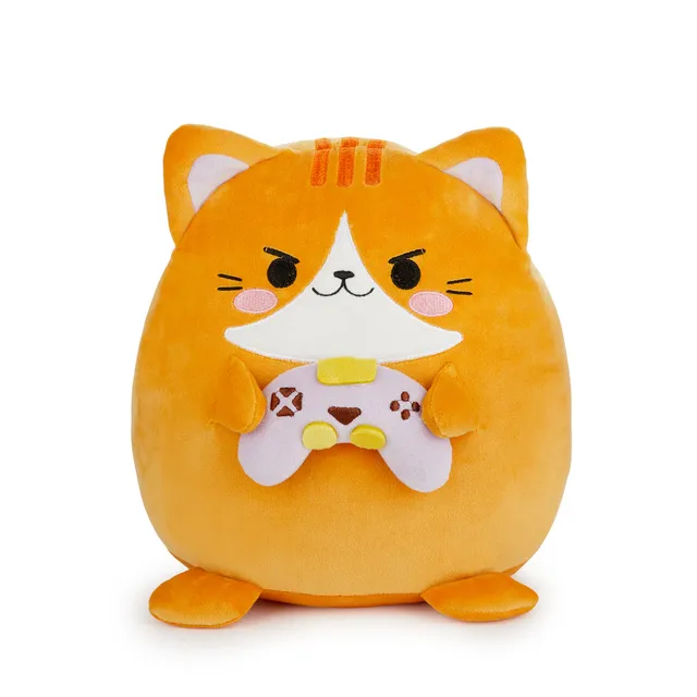 balvi-home-decor-fluffy-coussin-gamer-chat-kawaii image 1