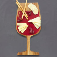 balvi-planche-fromage-verre-vin-rouge-bois-acacia image 2