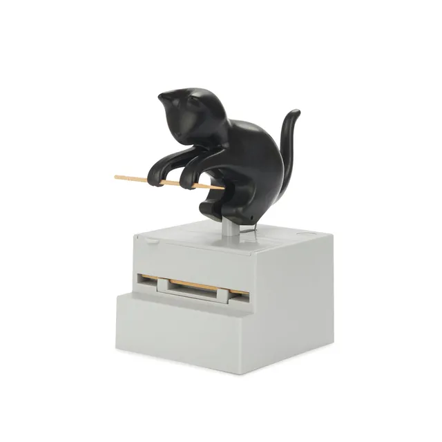 balvi-frisky-porte-cure-dents-chat-distributeur image 1