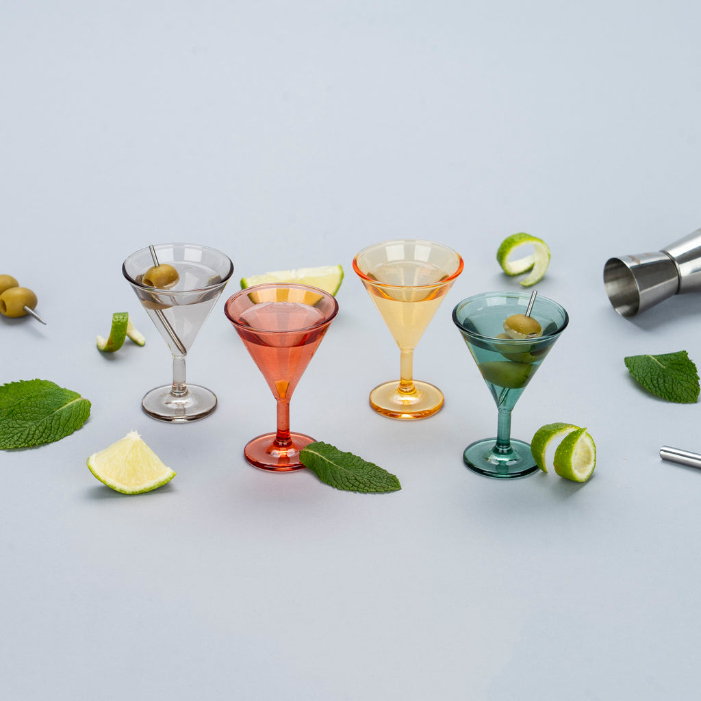 balvi-dry-cocktail-verres-shot-martini-multicolore-lot-4 image 2