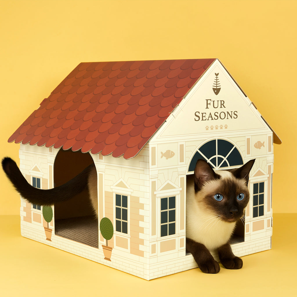 balvi-fur-seasons-maison-griffoir-chat-beige image 2