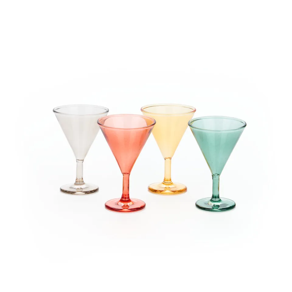 balvi-dry-cocktail-verres-shot-martini-multicolore-lot-4 image 1