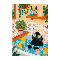 balvi-lifestyle-cat-spa-puzzle-1000-pi-ces-chat-bain image 2